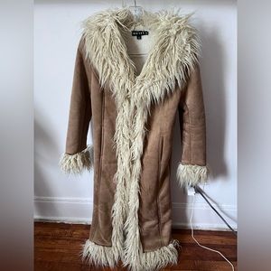 Longline Women’s Shag Coat